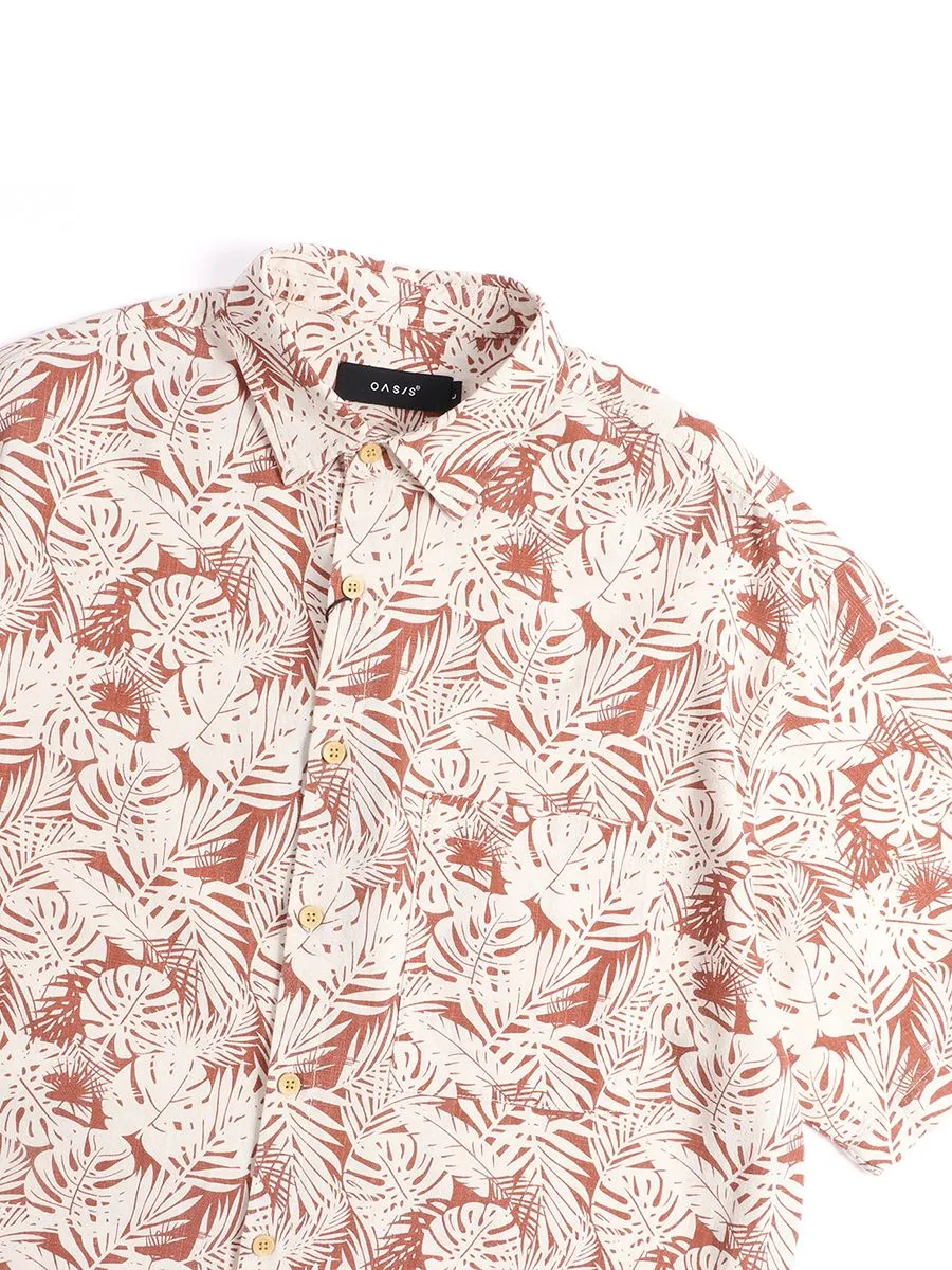 OASIS Men's Short sleeve Shirt Orange