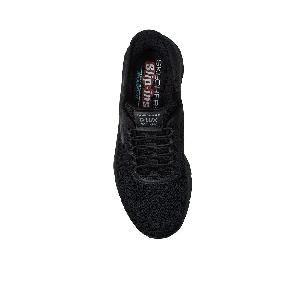 SKECHERS Slip-ins® Relaxed Fit®: D'Lux Walker 2.0 - Rezinate Men Casual Shoes Black - SK108SH669EMTH