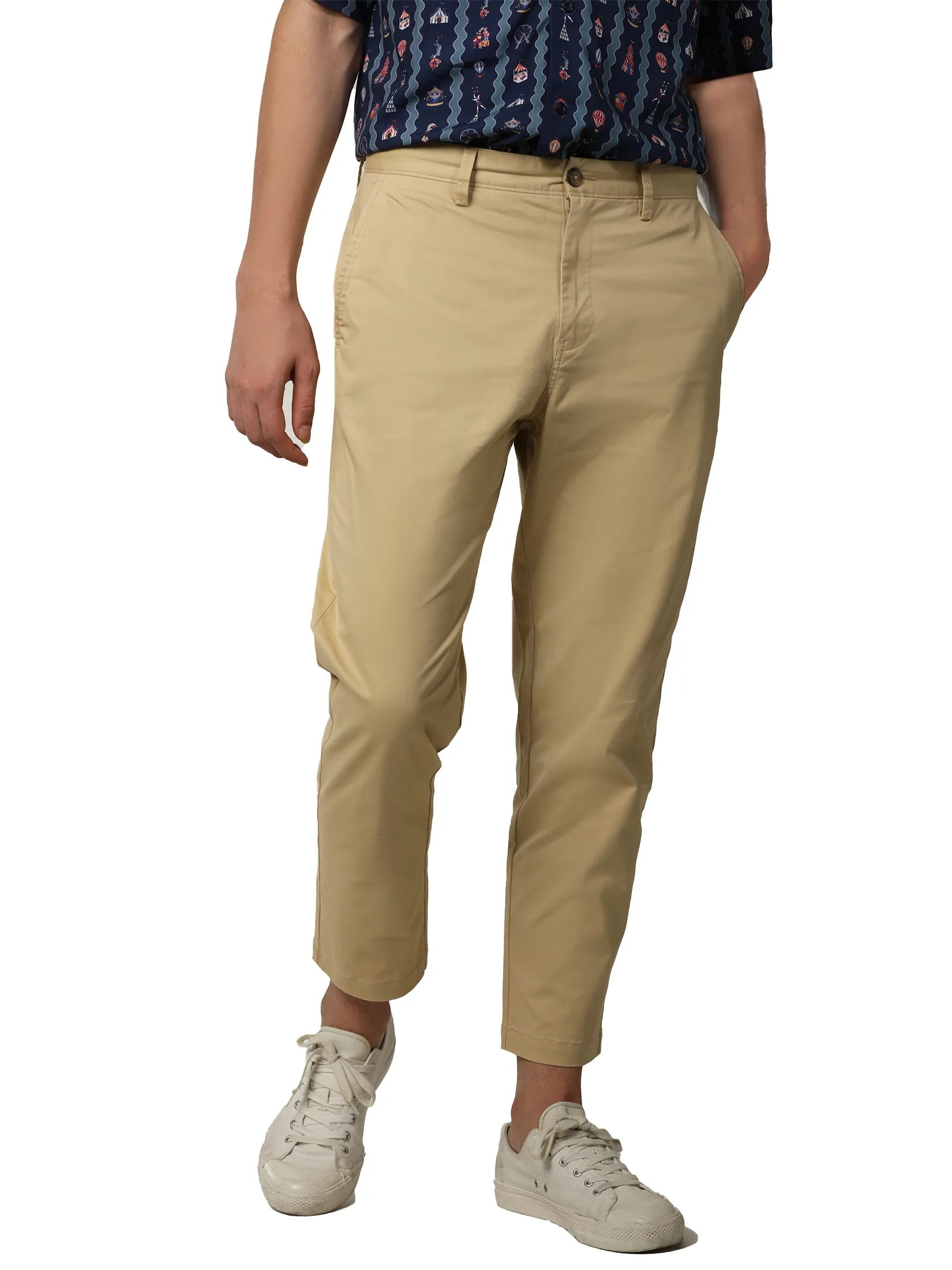 JOHN HENRY Men s Pants (Cropped) MERRIMENT Beige