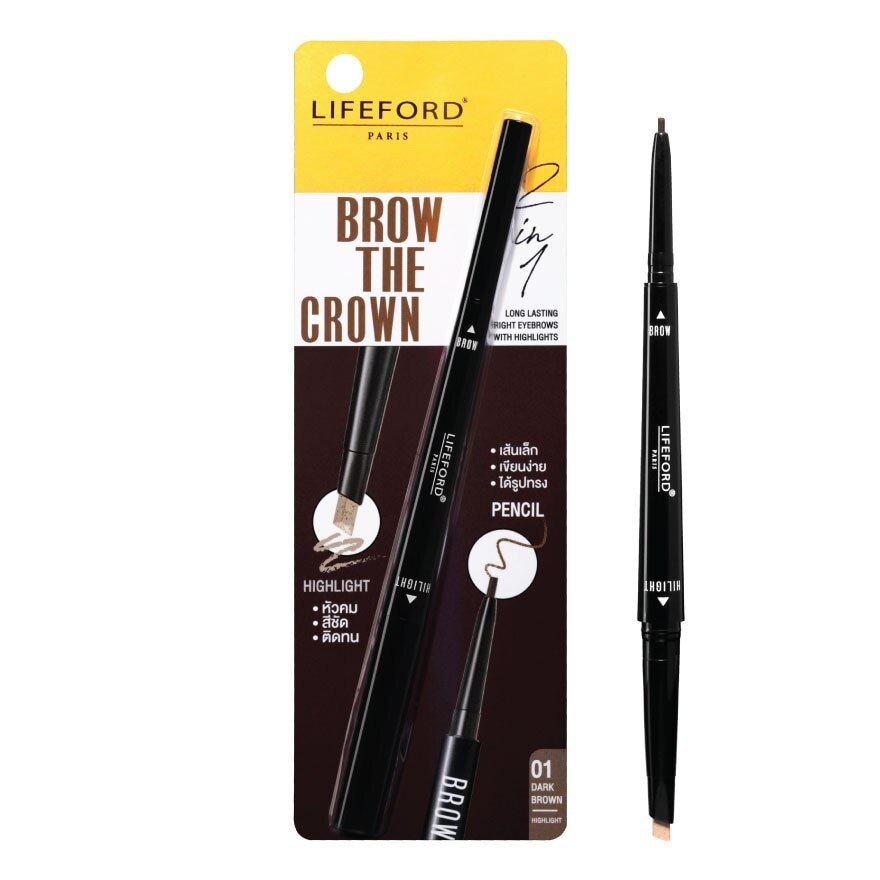 Lifeford BrowTheCrown Eyebrow 01 - 01 Dark Brown
