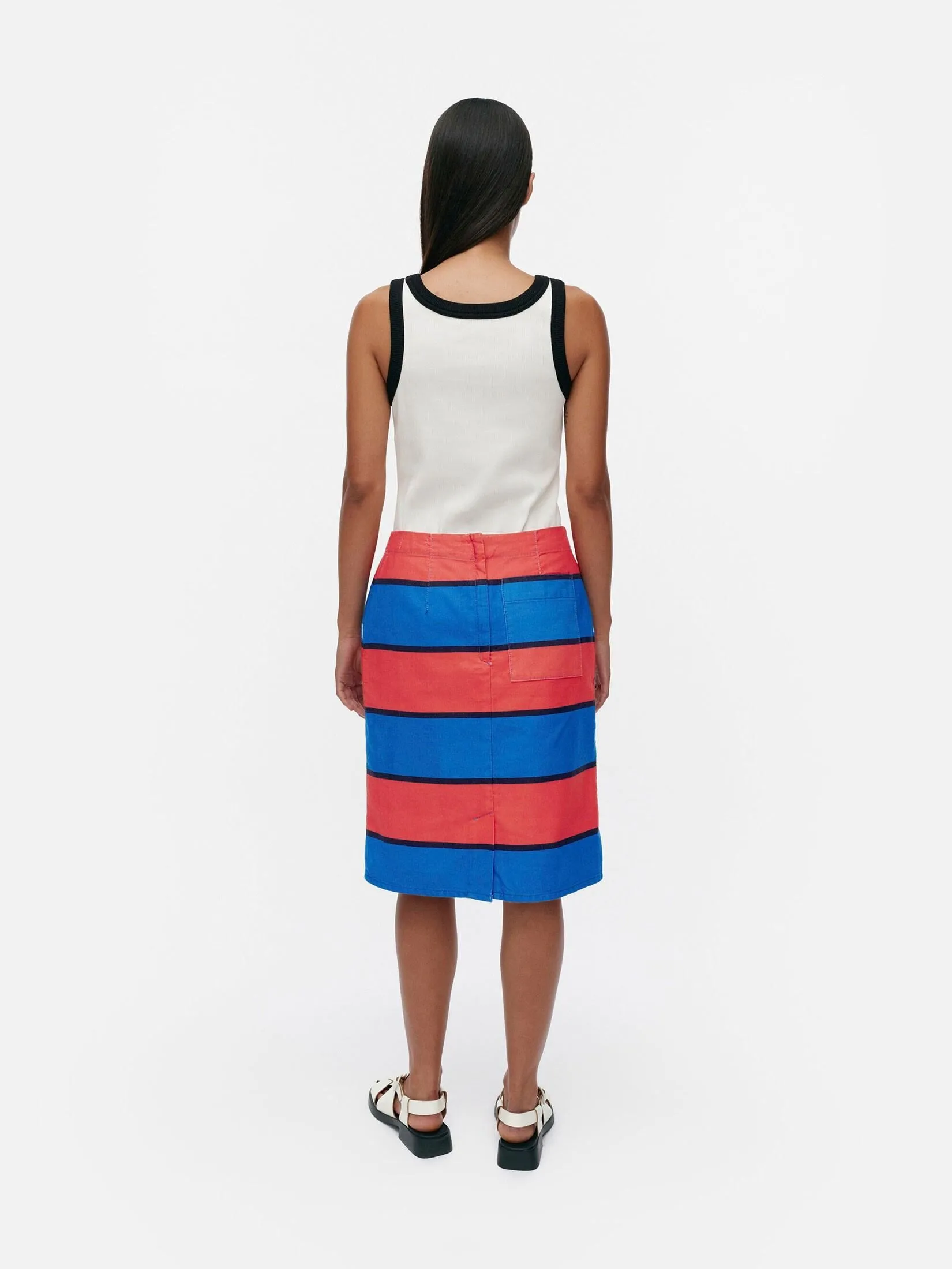 MARIMEKKO BLUE/RED WOMAN ALUSSA GALLERIA SKIRT