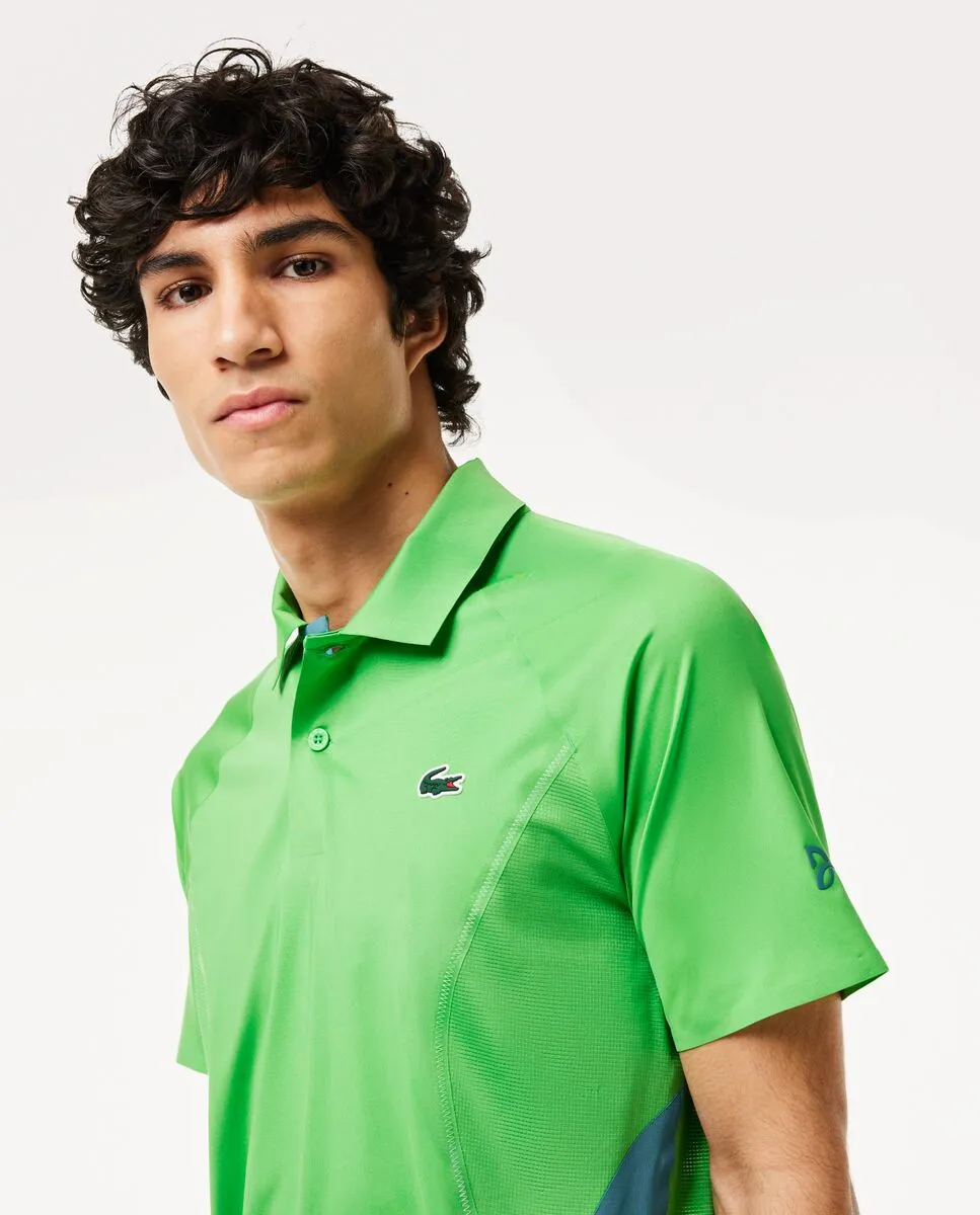 LACOSTE Lacoste Tennis x Novak Djokovic Ultra-Dry Polo Shirt Green