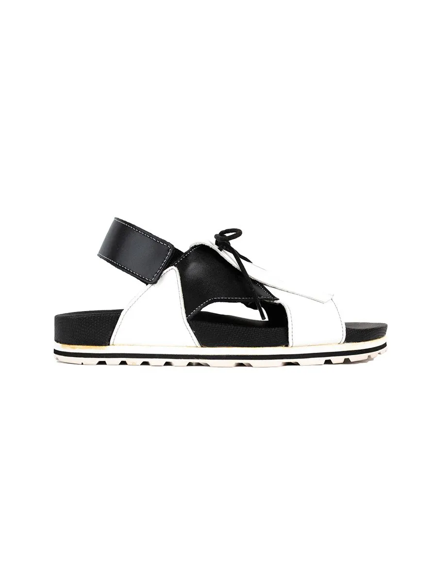 HEAVY Men's  Sandals VS Black/White