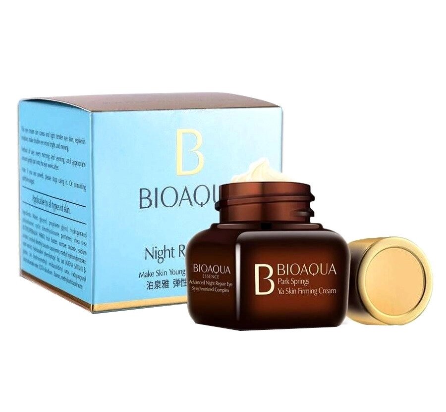 Крем ночной для век с регенерирующим свойством BioAqua Park Springs Ya Skin Firming Cream, 20 мл. Таиланд