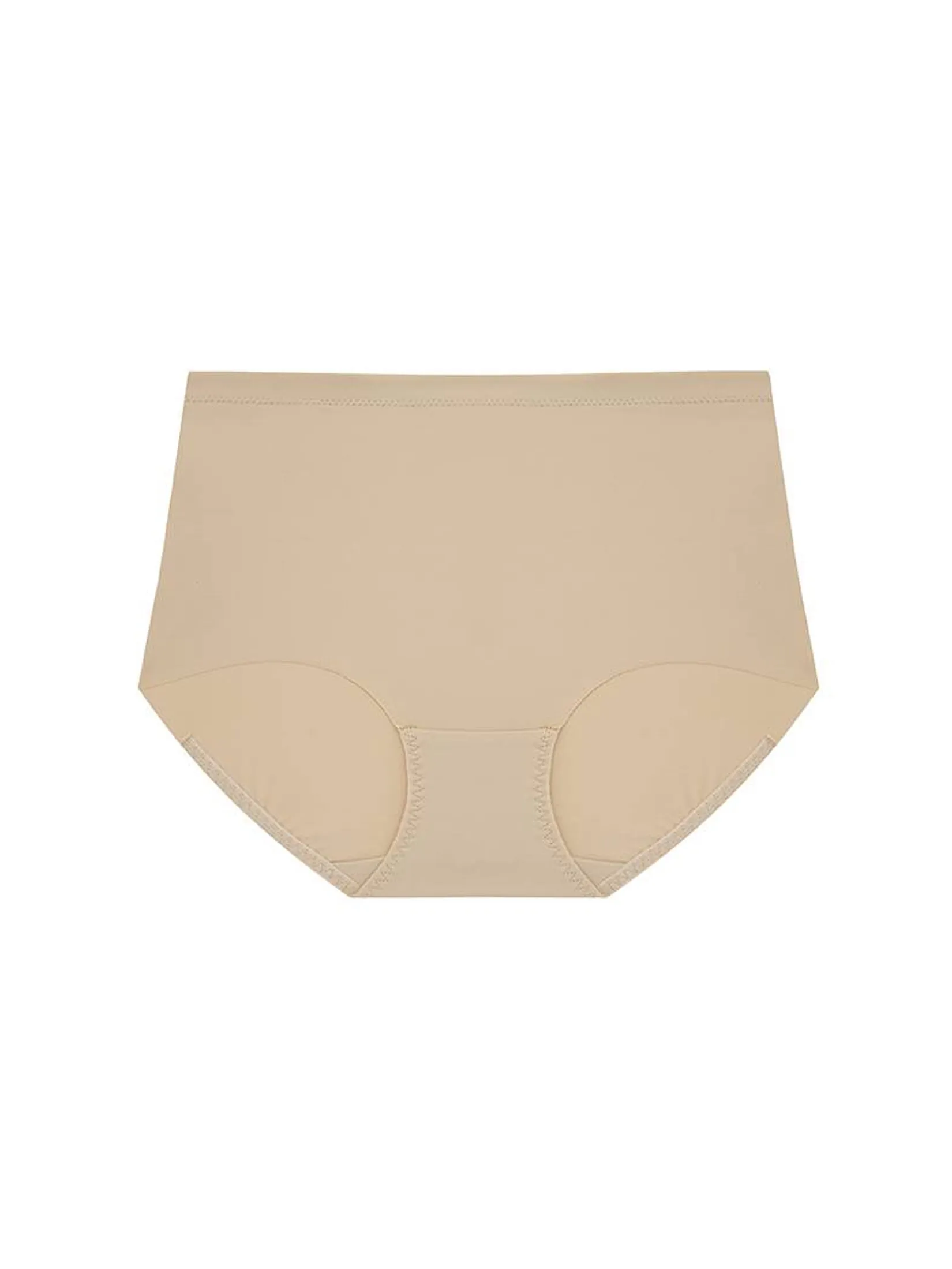 SABINA Panty Mid Waisted Woman Semi-Seamless - Sand Size - 3XL