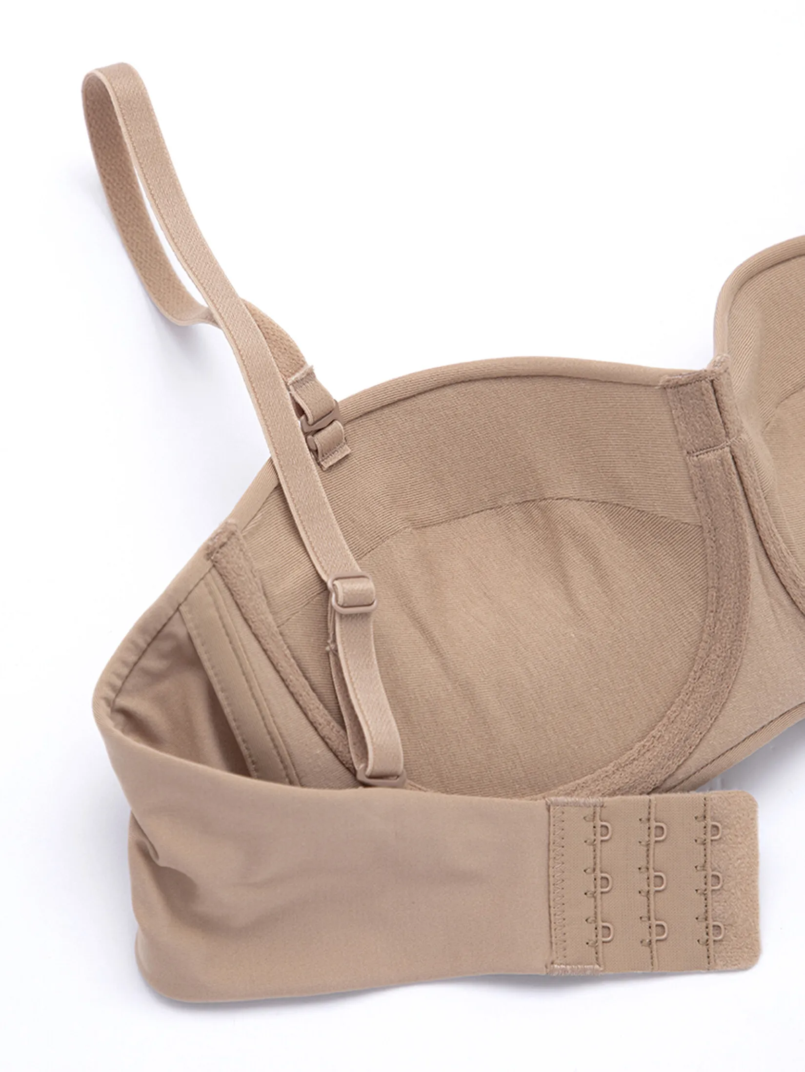 SABINA [Pack 6 Piece] Bra Woman Soft Doomm Wired Strapless - Tan