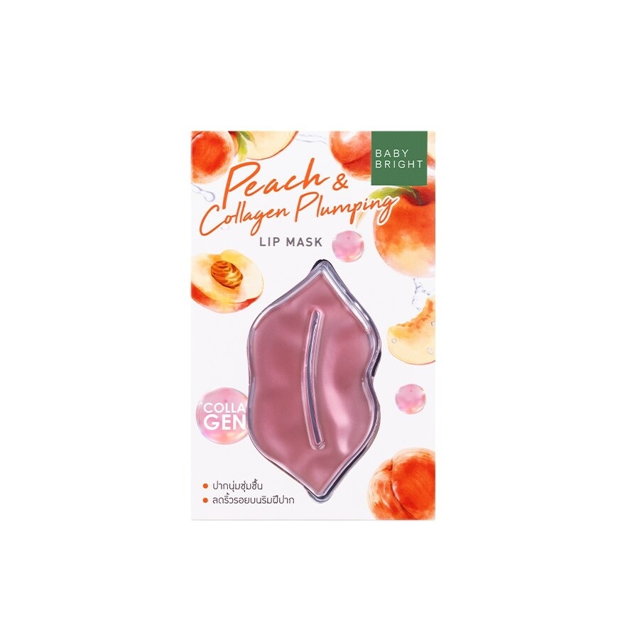Baby Bright Peach Plumping Lip Mask 10g - Tomato  Gluta