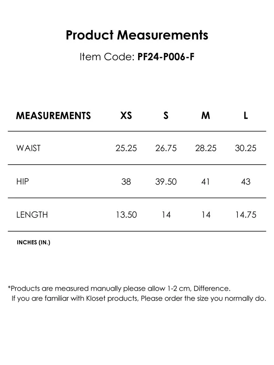 KLOSET (PF24) Women Daisy Print Shorts White