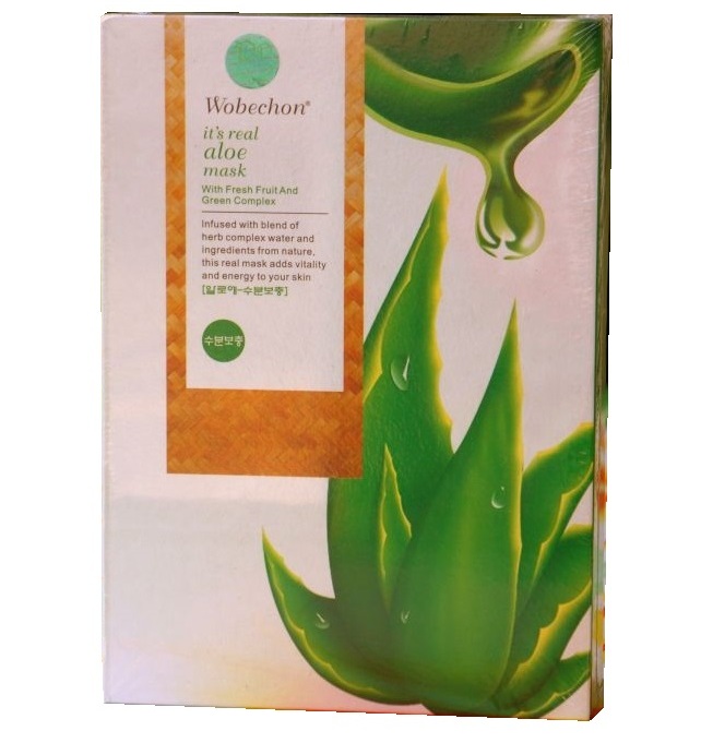 Тканевая маска для лица на основе алоэ вера сока Belov 10 шт