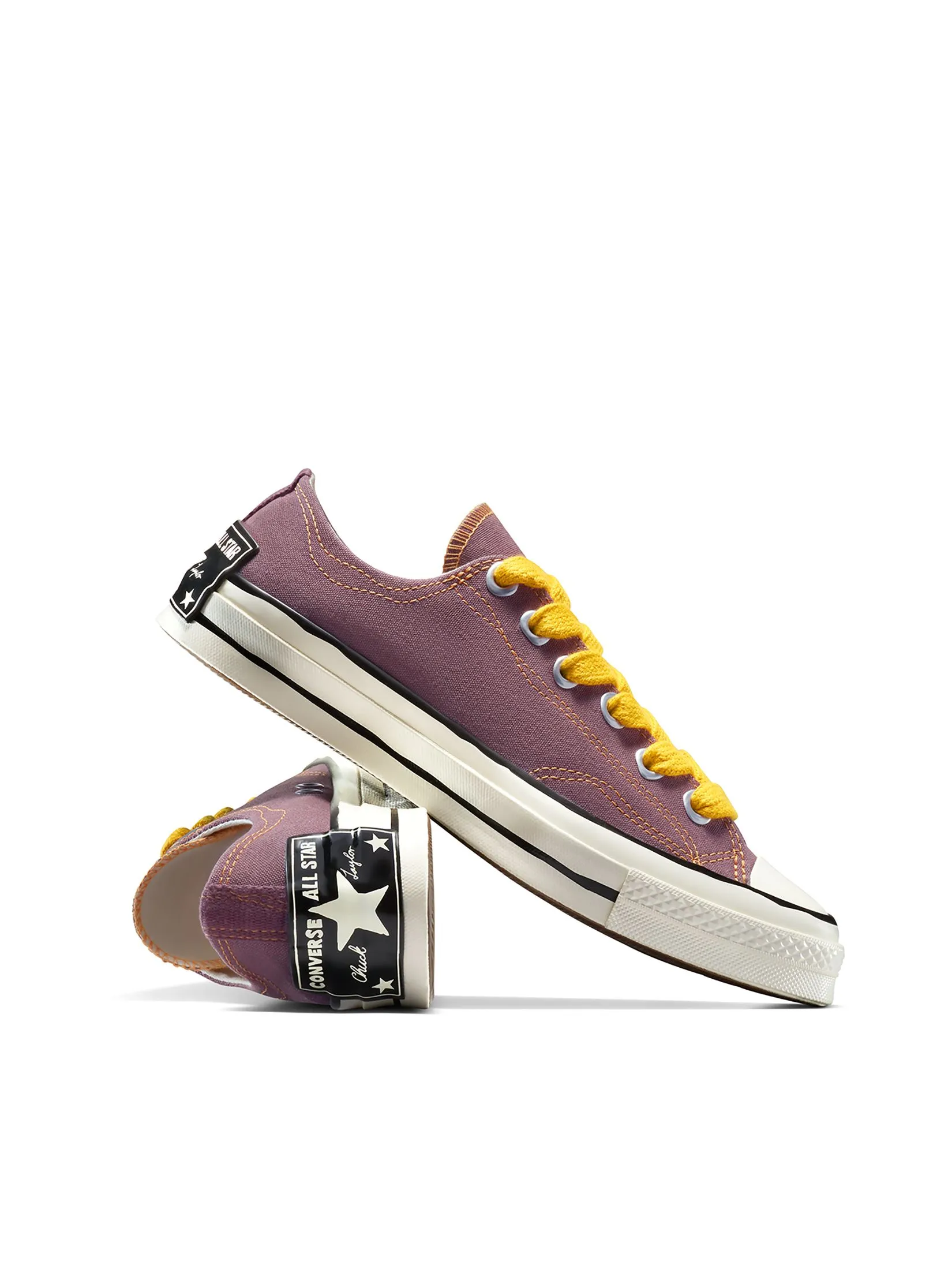 CONVERSE Men Sneakers Chuck 70 Sketch Ox Purple Trail Mixed/Sunflower Gold/Egret