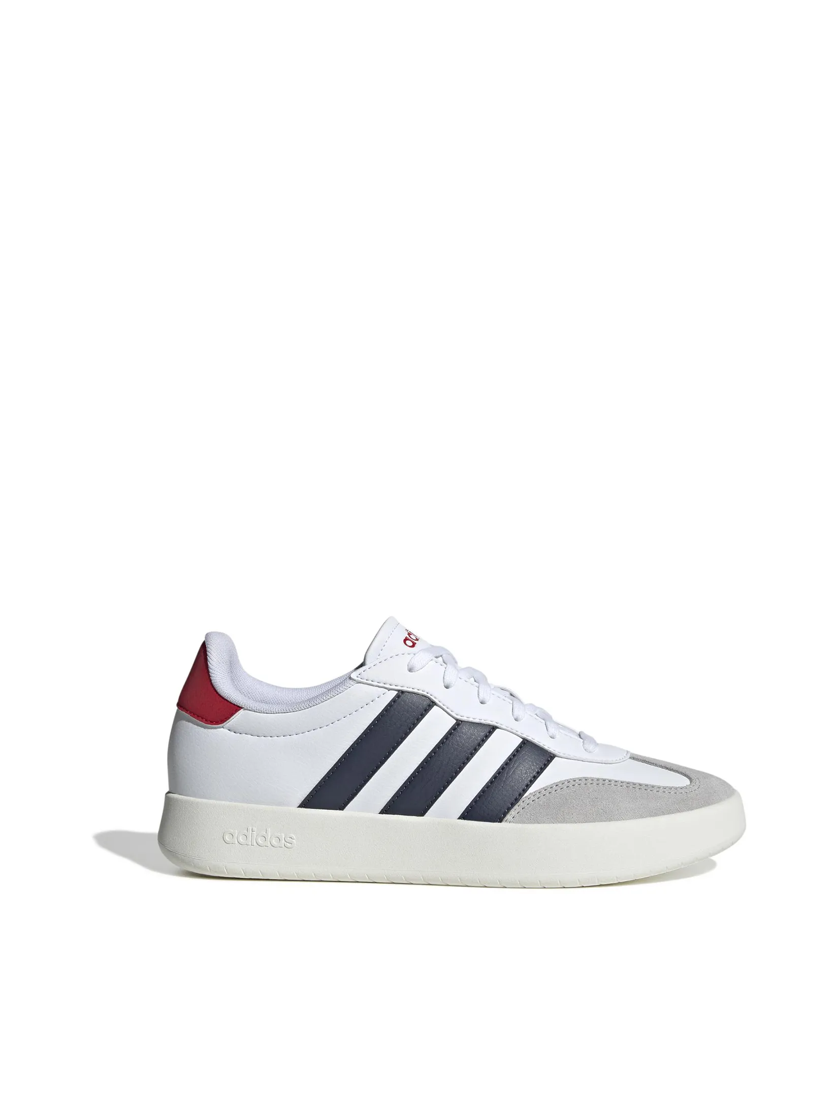 ADIDAS Men Sneakers Barreda IH1228 Ftwr White / Shadow Navy / Better Scarlet Size - 9 UK