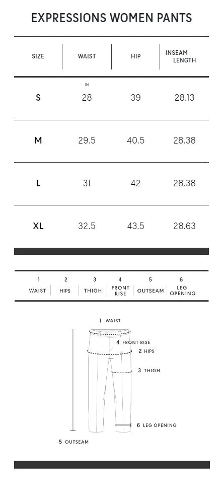 EXPRESSIONS EVENING Women Long Pants High Waist