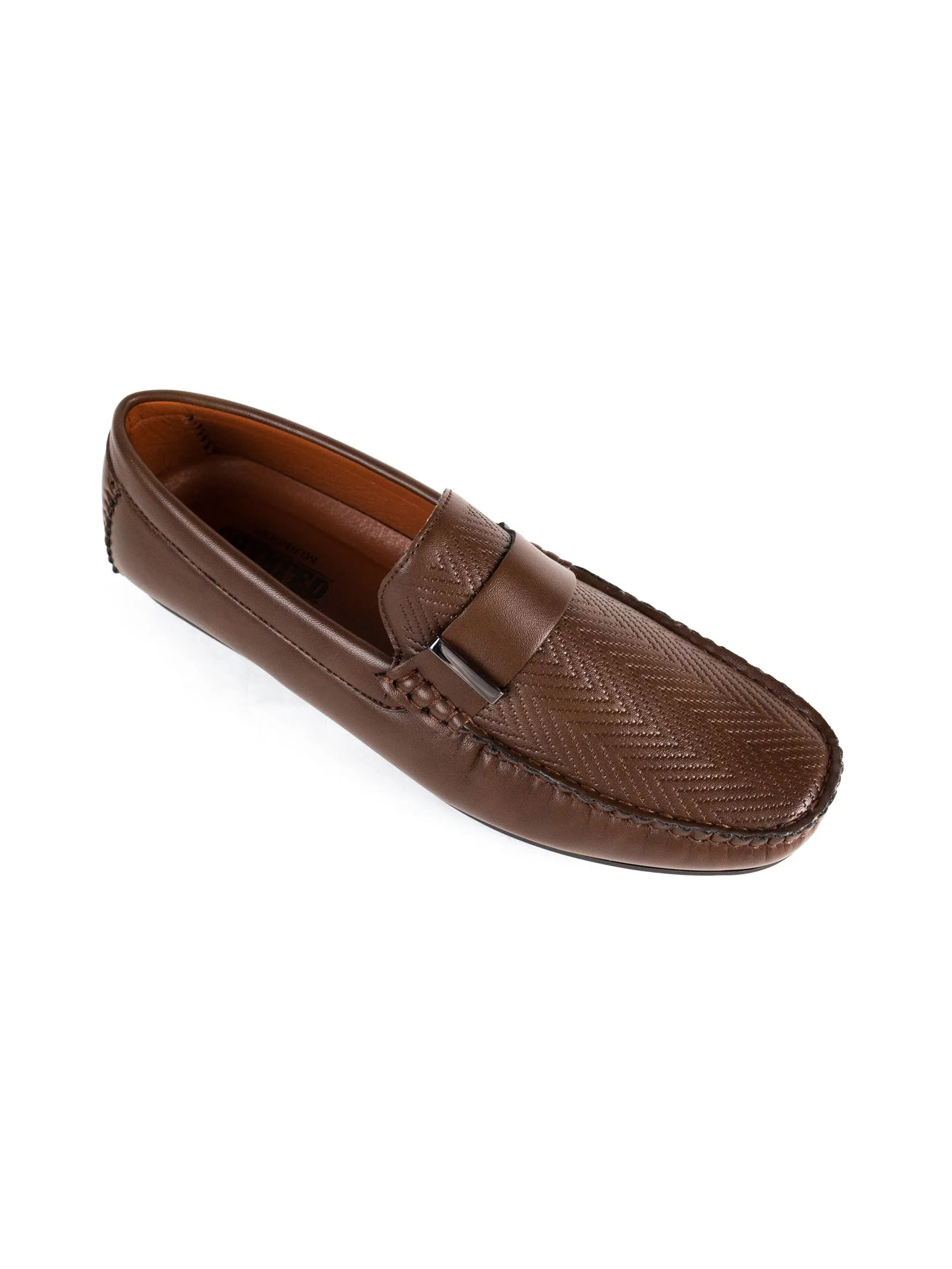 CHARLED Men's PU Loafer RC Coffee