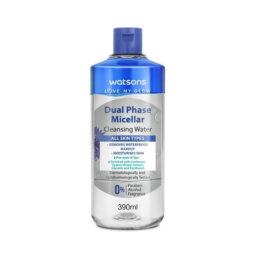 Watsons Dual Phase Micellar Cleansing Water 390 ml.