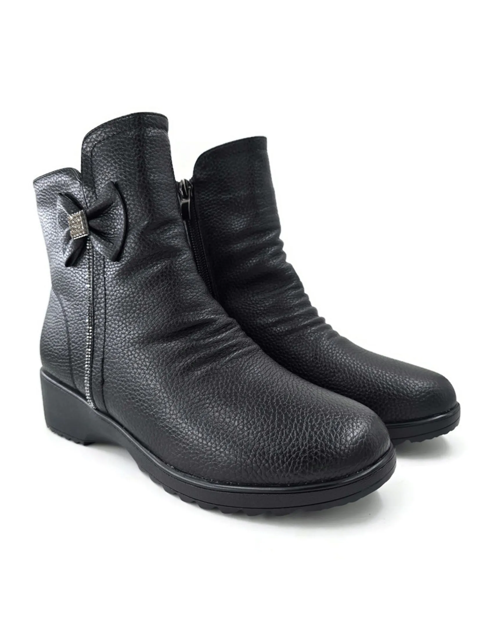 KLIN Woman Wedge Boots Black