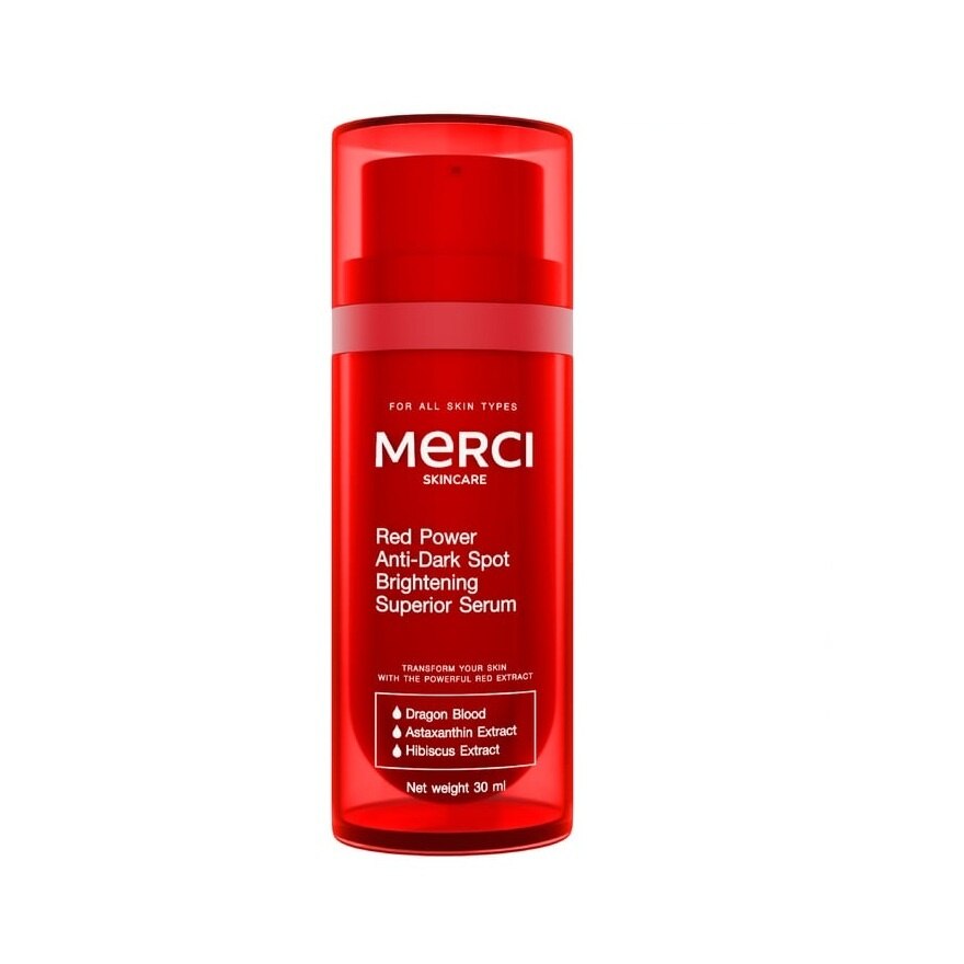 Merci Red Power Anti-Dark Spot Brightening Superior Serum 30 Ml.