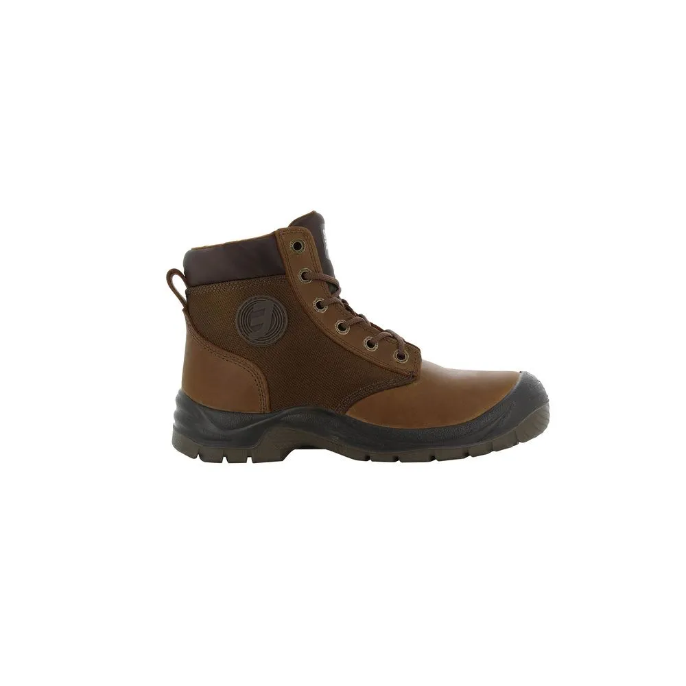 SAFETY JOGGER Brown Leather Safety Shoes DAKAR Size - 40 EU