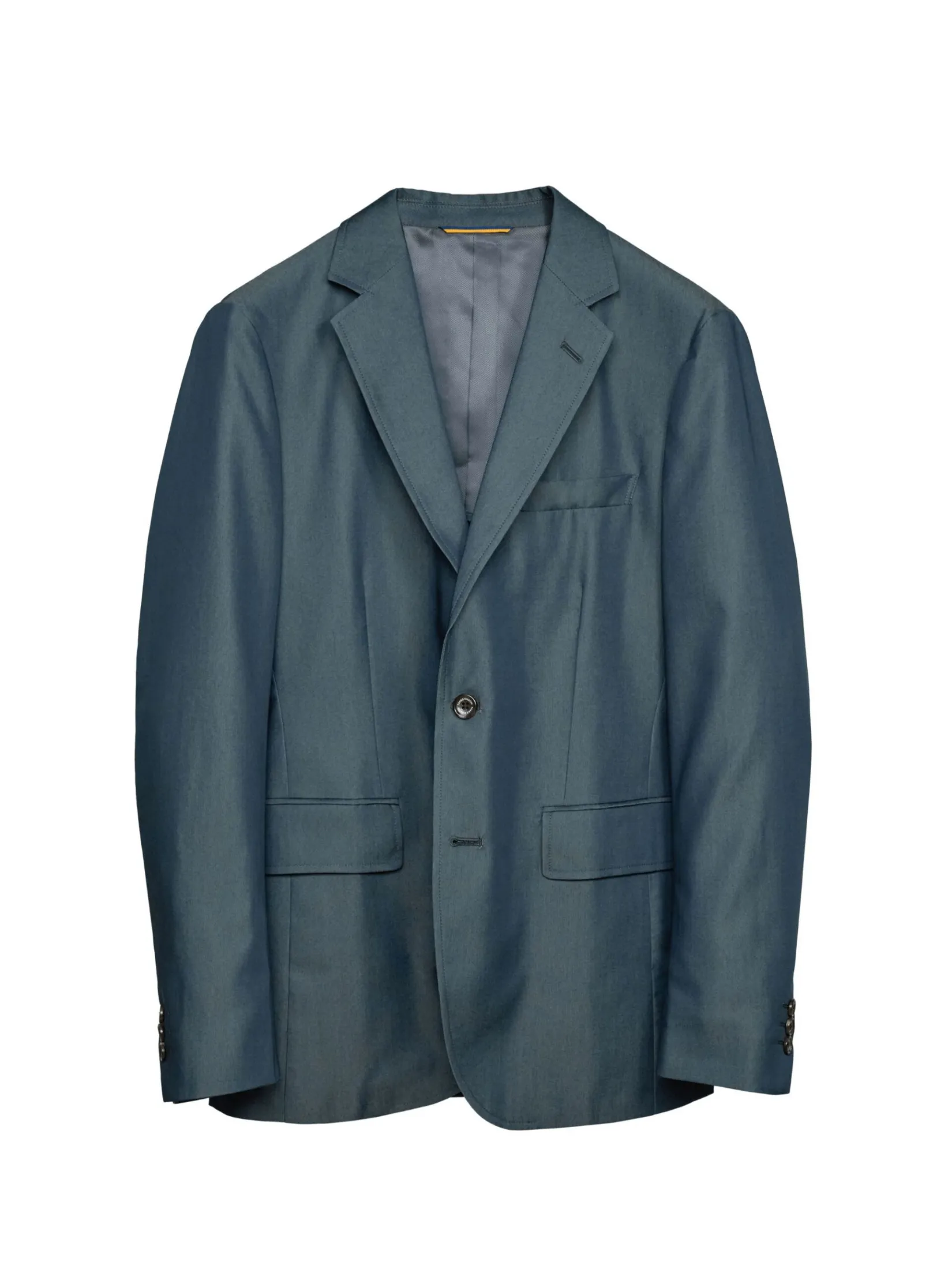 TAKEO KIKUCHI MEN GREY CS FINE SATIN STRETCH JACKET