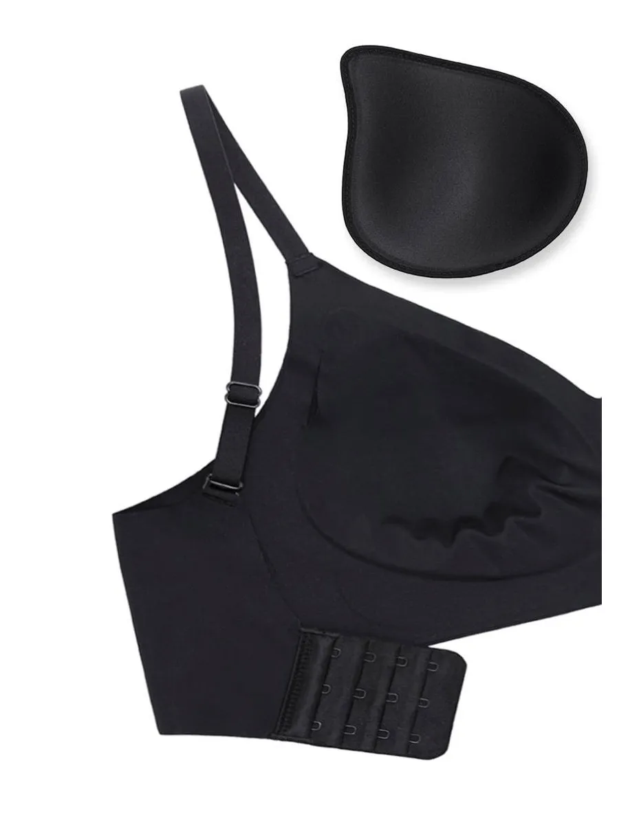 SABINA [Online Exclusive]  Soft Collection Wireless Bra - Black