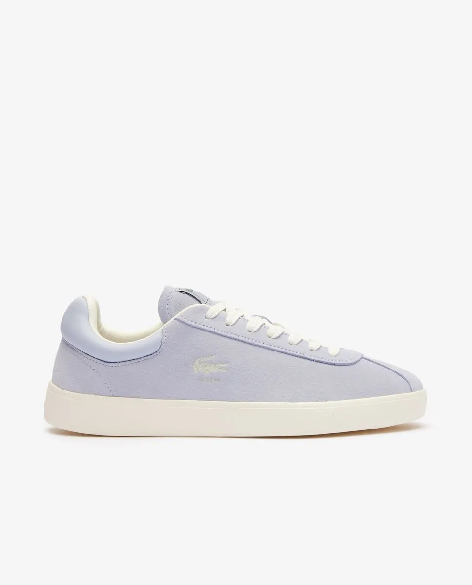 LACOSTE Light Blue Men’s Baseshot Tonal Leather Trainers Size - 10 UK
