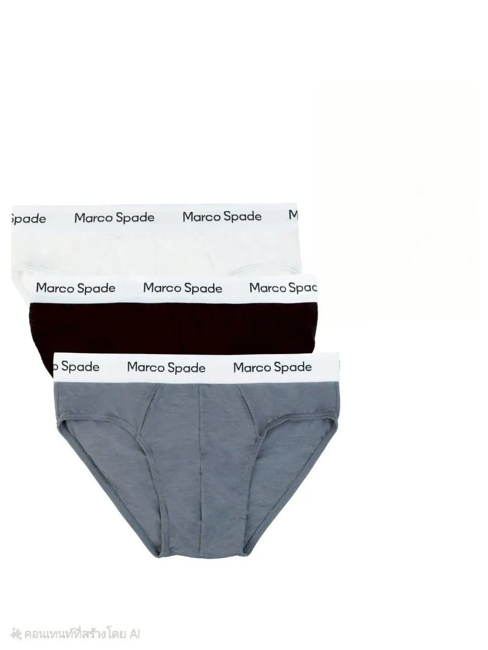 MARCO SPADE Marco Spade men's underwear, Pack of 3 colors: black/gray/white Briefs  Bamboo