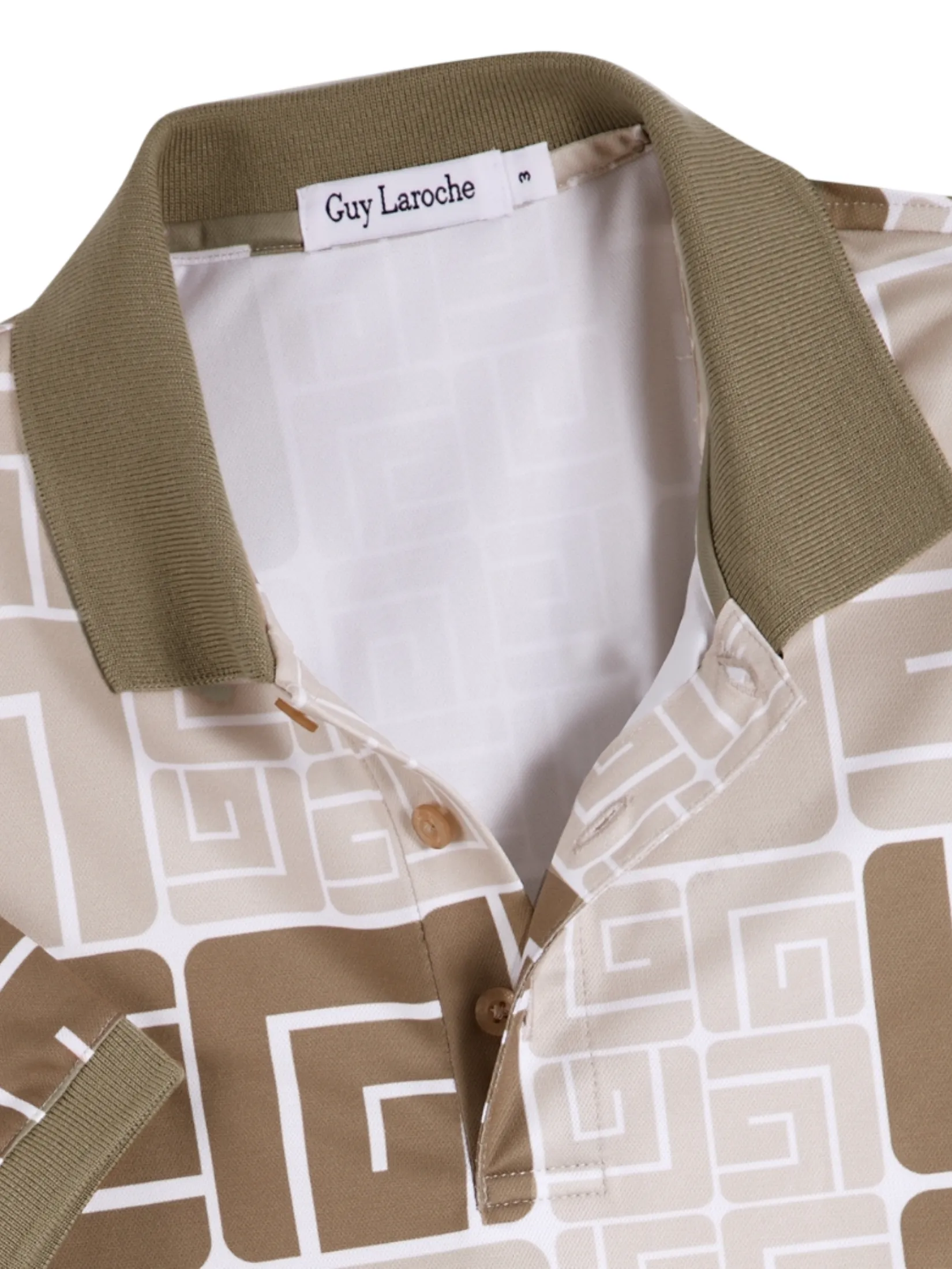 GUY LAROCHE MENWEAR Men s Polo Shirt BKL7303W5BE - Beige