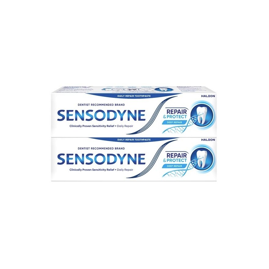 Sensodyne Toothpaste Repair  Protect 100 G. Twin Pack - White