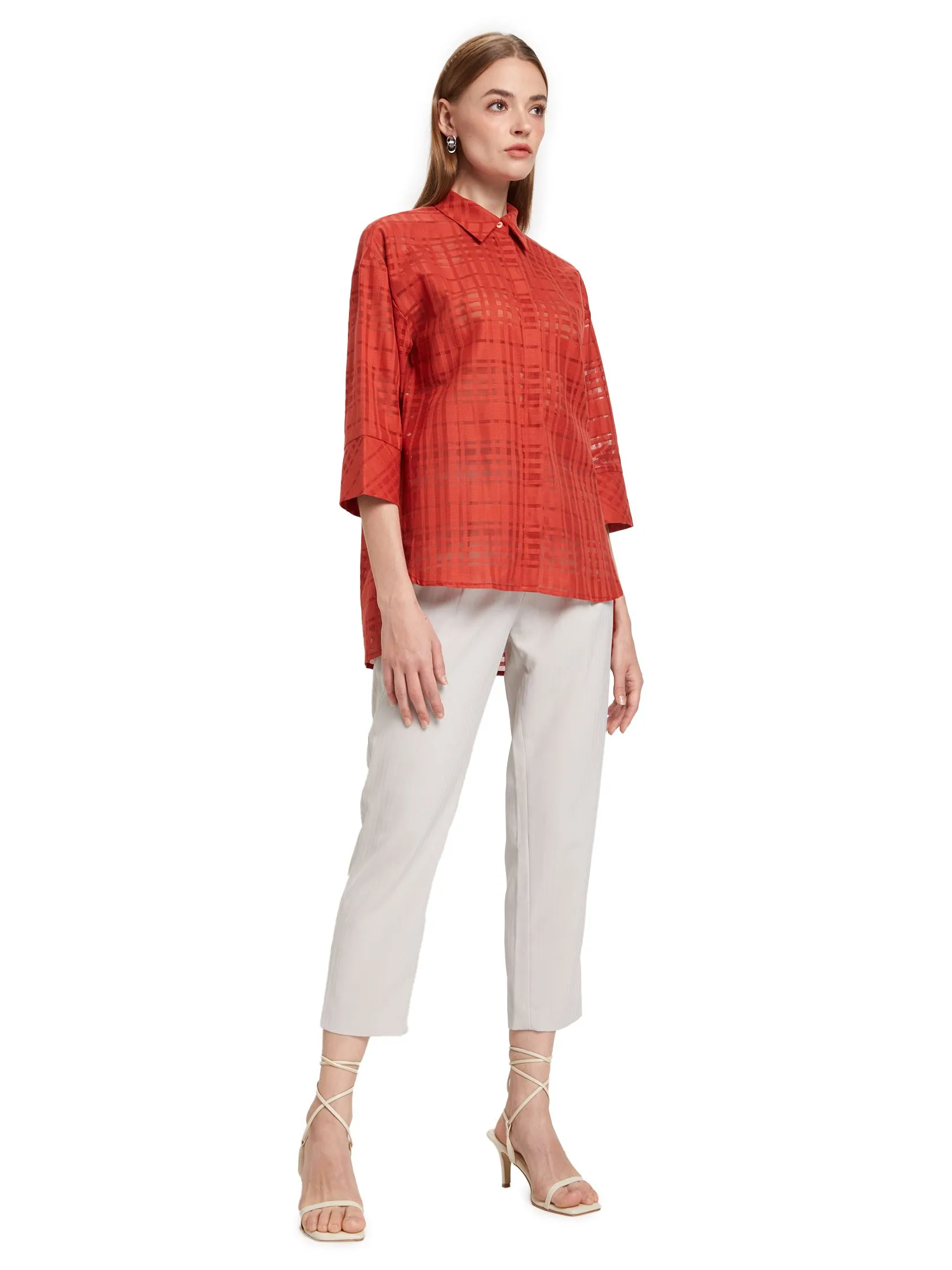 NEXT PHASE Women Shirts Long Sleeves Collar Neck