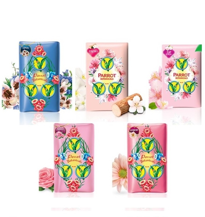 Мыло с цветочными ароматами Parrot Botanicals 70 гр 5 ароматов