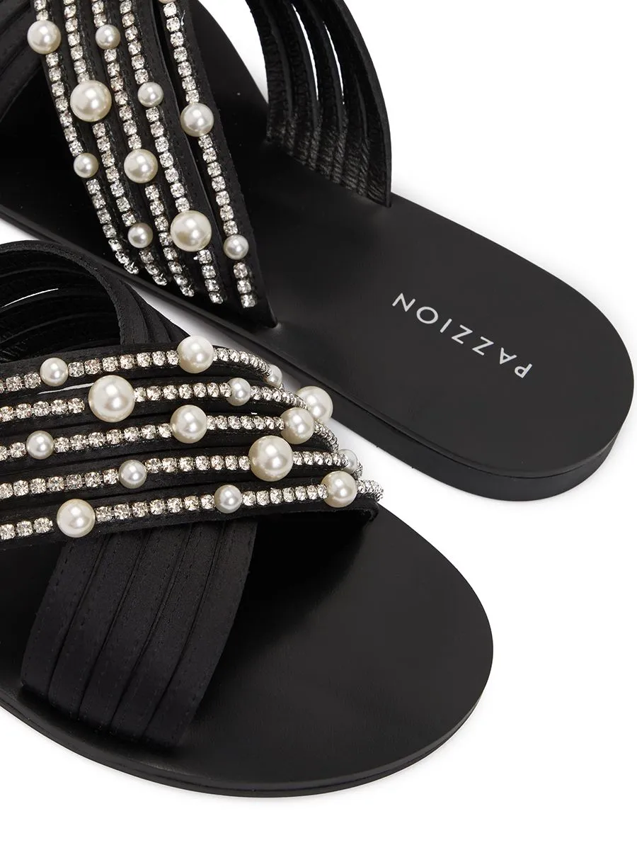 PAZZION Women Sandals FA23 Black