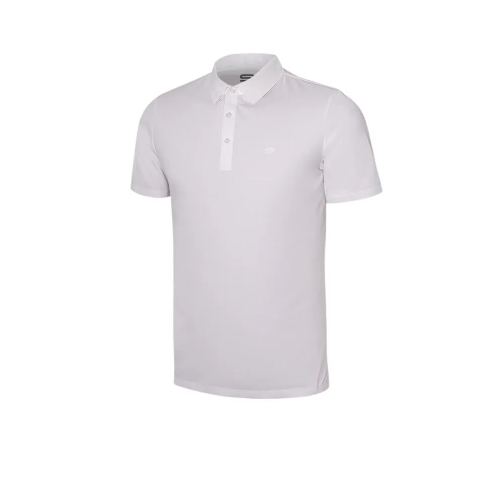 9NINE Men Golf Polo Shirt N25GOPOM01 White - 9N358AP705EGTH