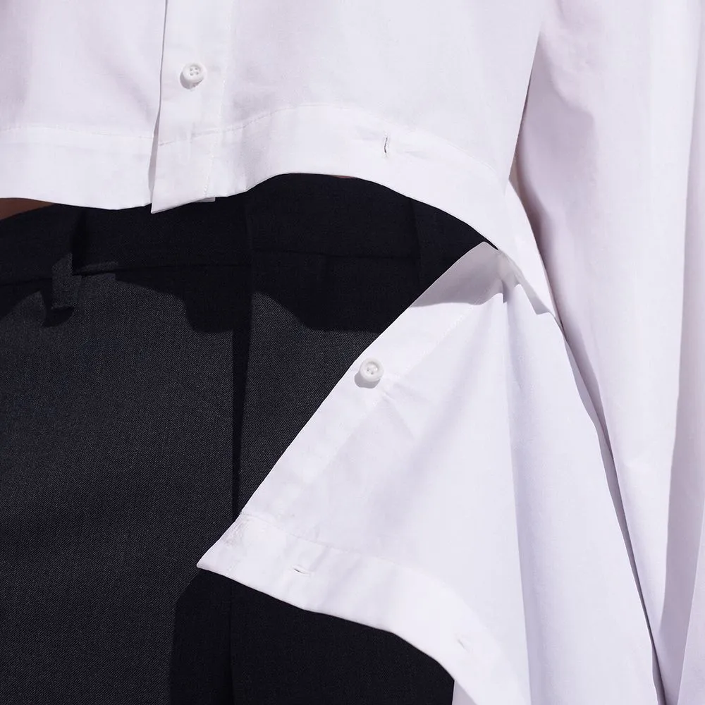 KARL LAGERFELD CARA LOVES KARL Transformer Women Shirt White