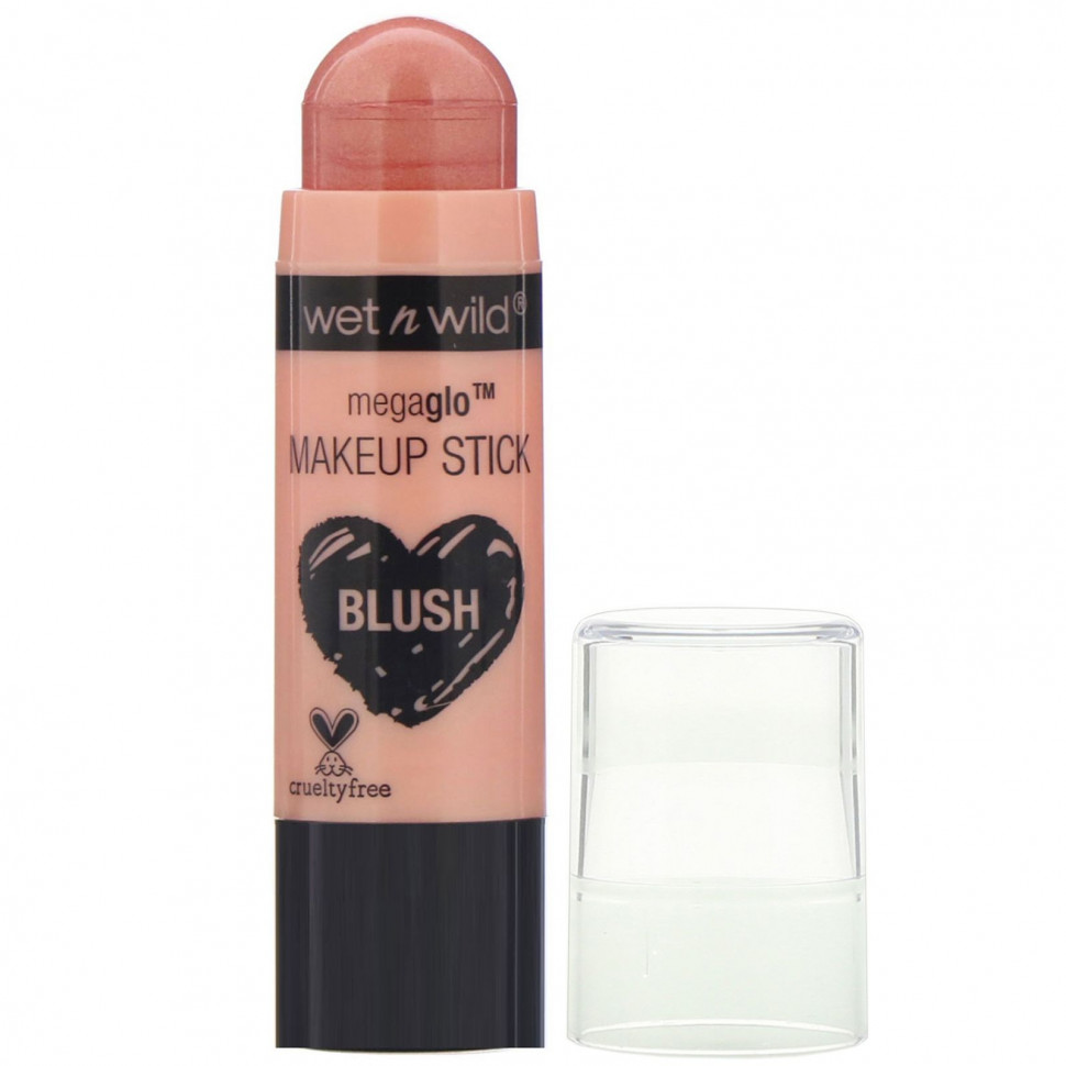 Wet n Wild, Румяна в карандаше MegaGlo, оттенок Peach Bums, 6 г - WNW-58011-Персик