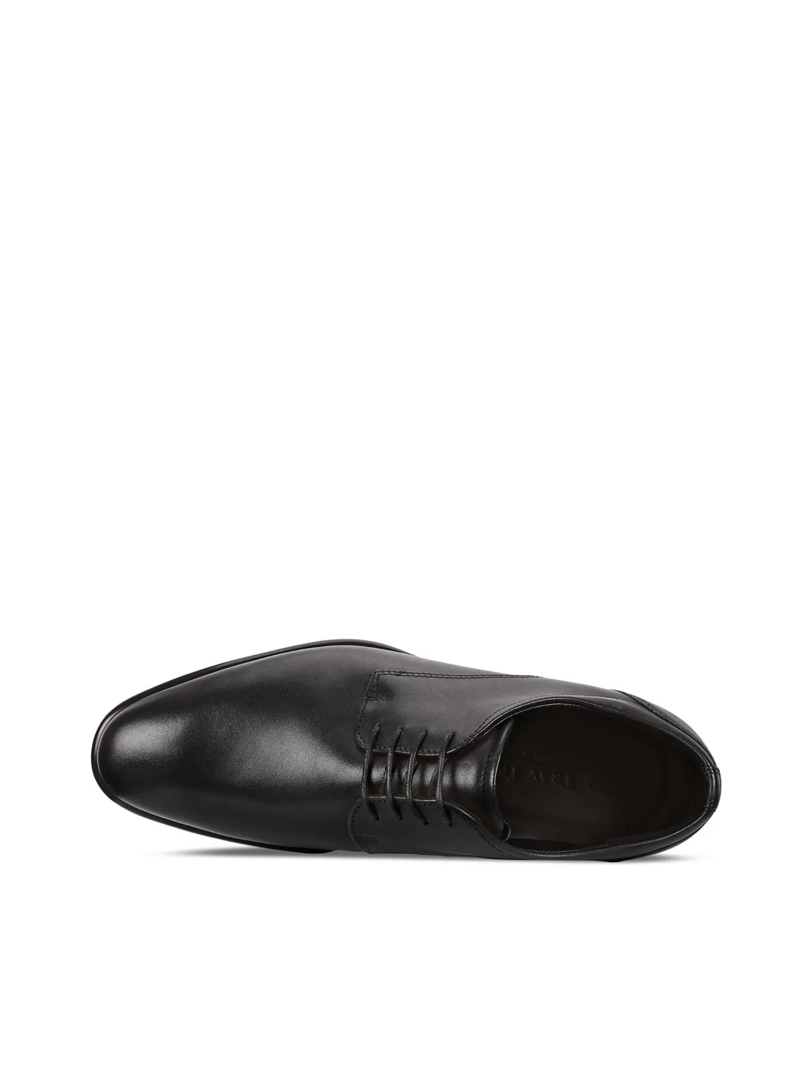 ECCO Men Leather Shoes Citytray Black Santiago