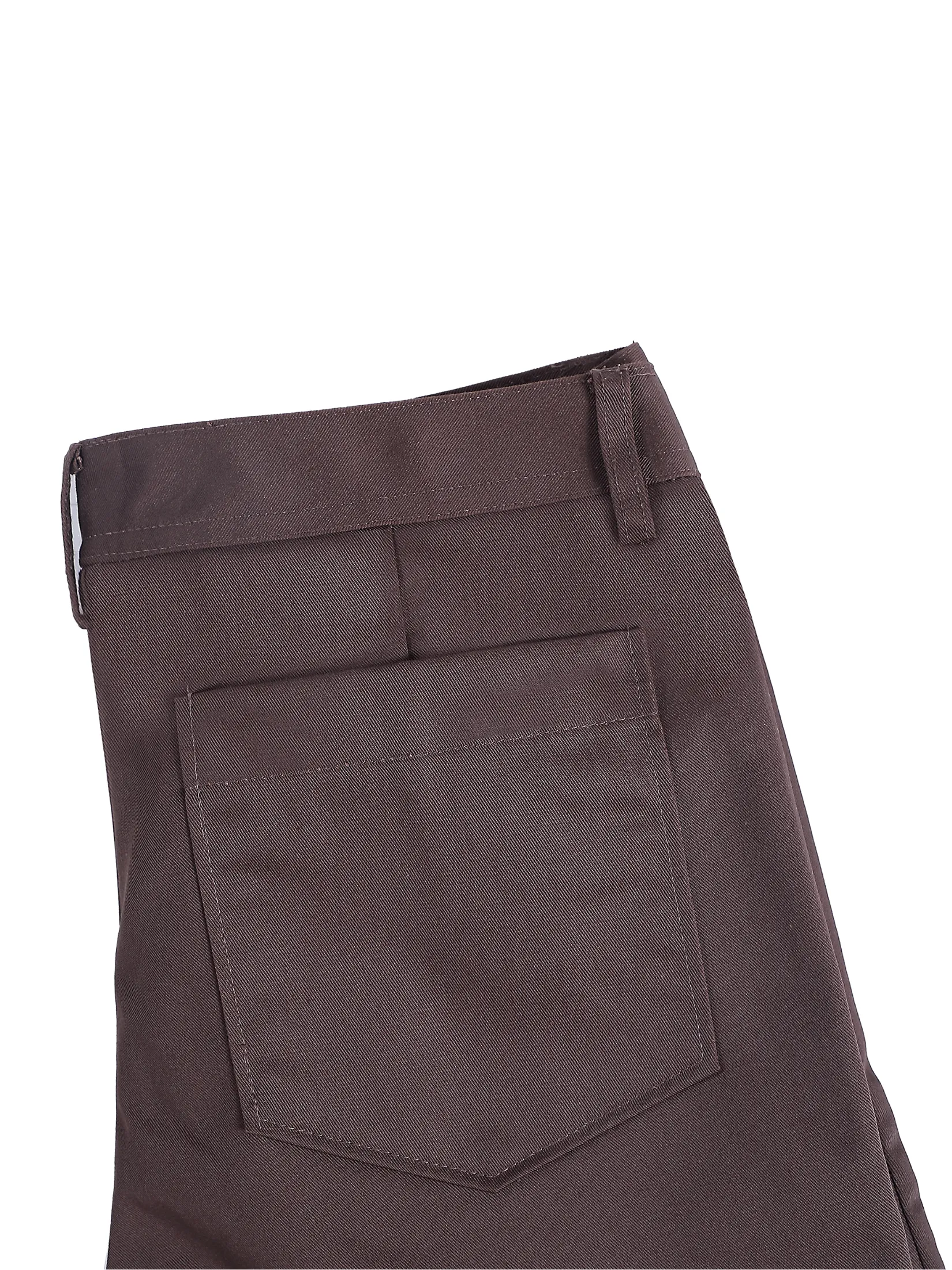 ELLE HOMME Men's Chino pants REGULAR FIT W8L280 - Dark Brown