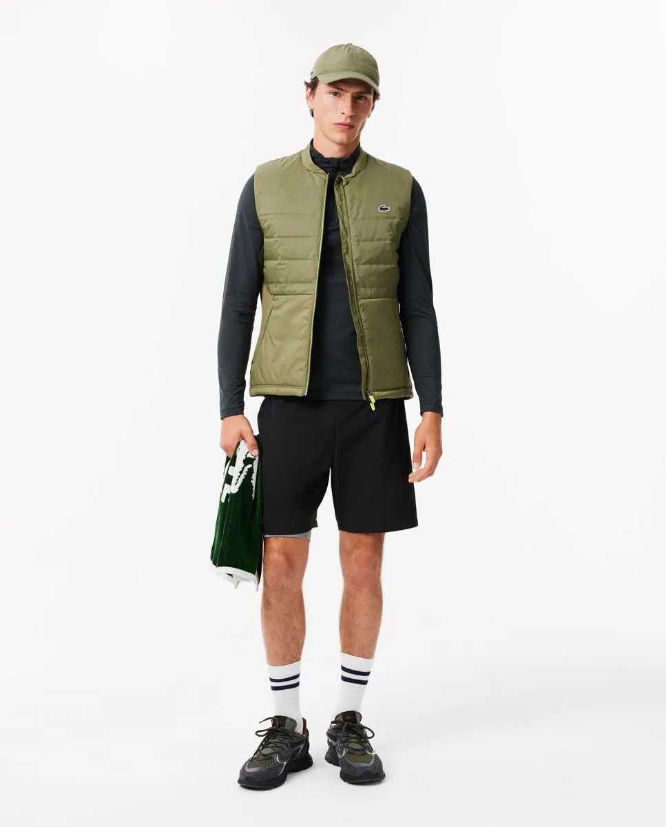 LACOSTE Sport Quilted Vest Green