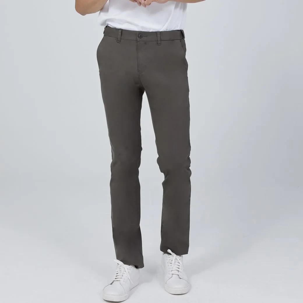 ARROW ARROW EASY MOVE CHINO PANTS Smart Fit Cotton Spandex Khaki SW9T4KO