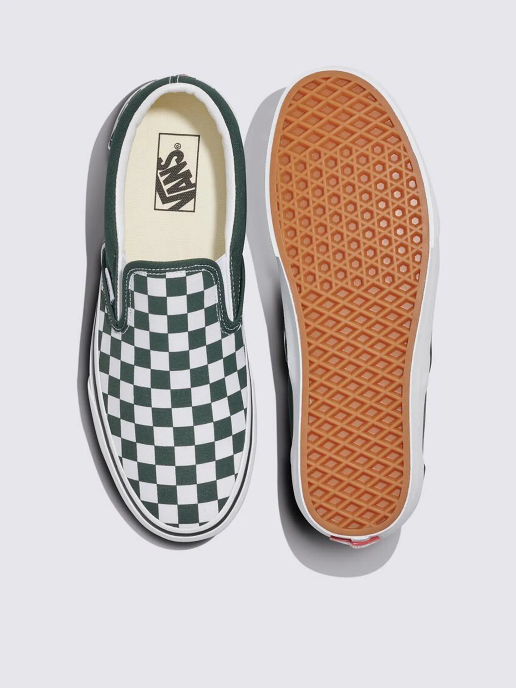 VANS Unisex Sneakers Classic Slip-On Color Theory Check / Scarab