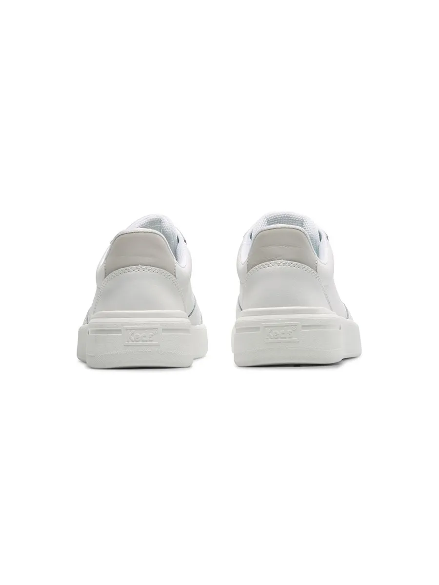 KEDS Women The Court Leather White/White