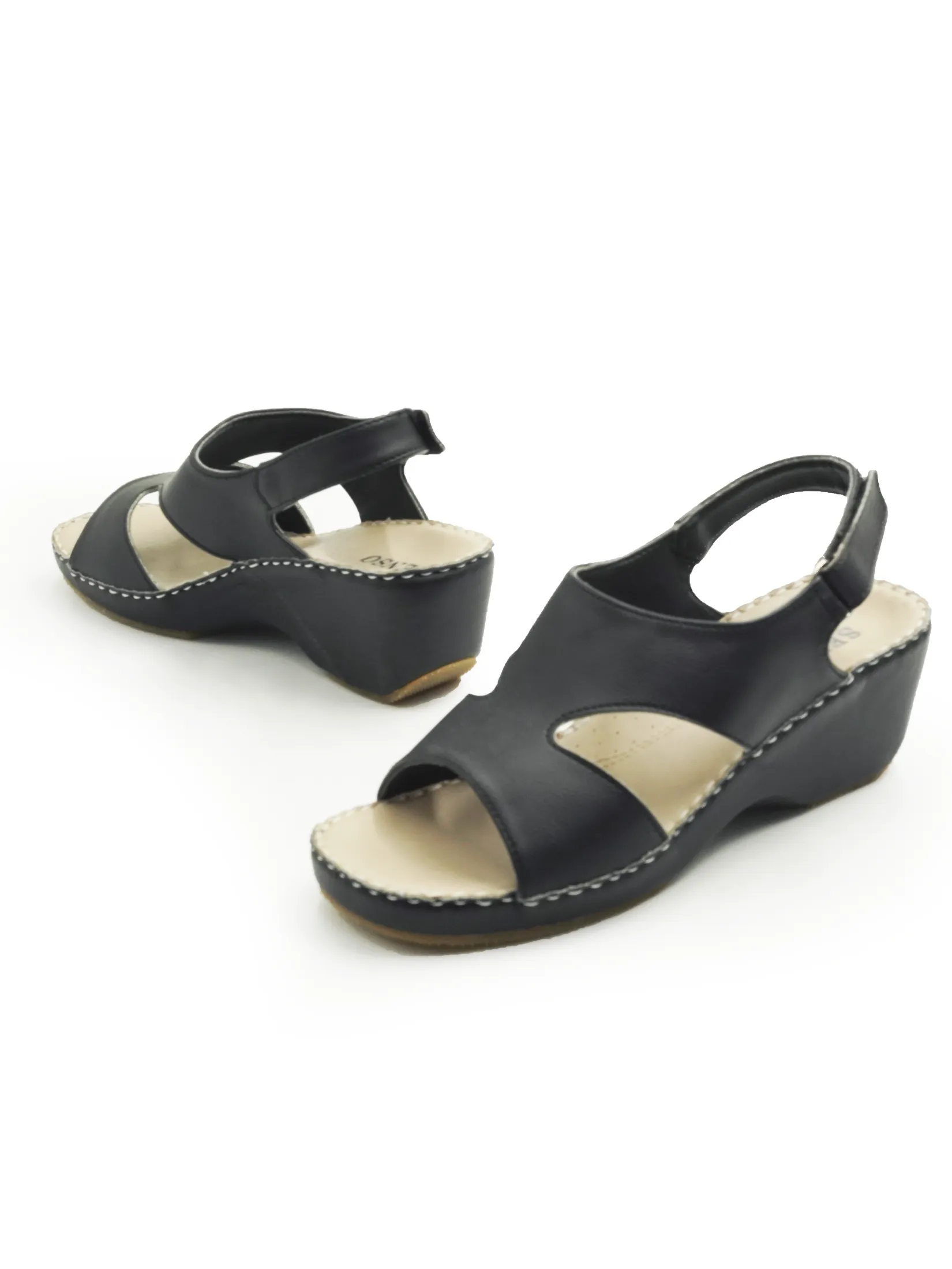 SENSO Women Comfort Sandals E87044 Black