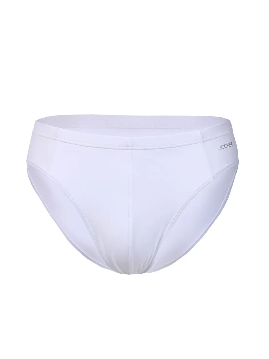 JOCKEY UNDERWEAR Men's MODERN FLEX BRIEFS WHITE (Pack2)