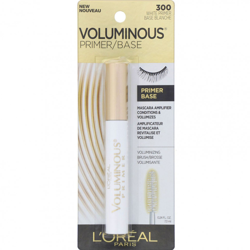 L'Oreal, Основа Voluminous, белый оттенок 300, 7,3 мл
