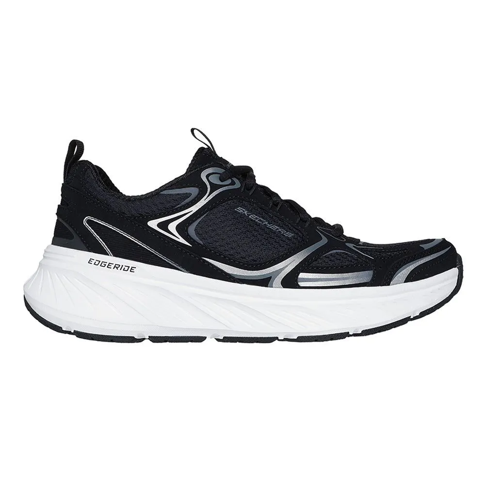 SKECHERS Women Casual Shoes Relaxed Fit®: Edgeride - Silver Eclipse Black - SK108SH704ELTH Size - 11 US