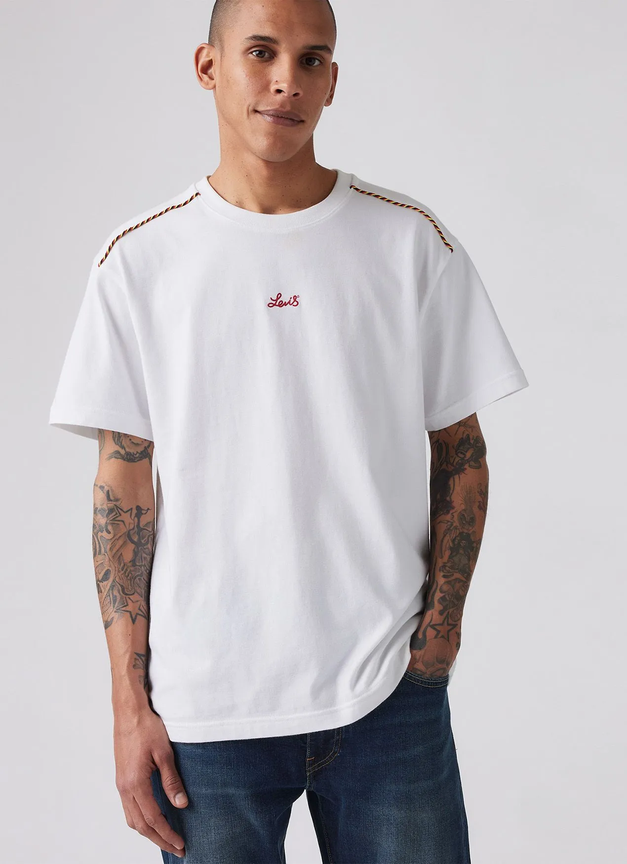 LEVI'S Men's Lunar New Year Graphic Tee White