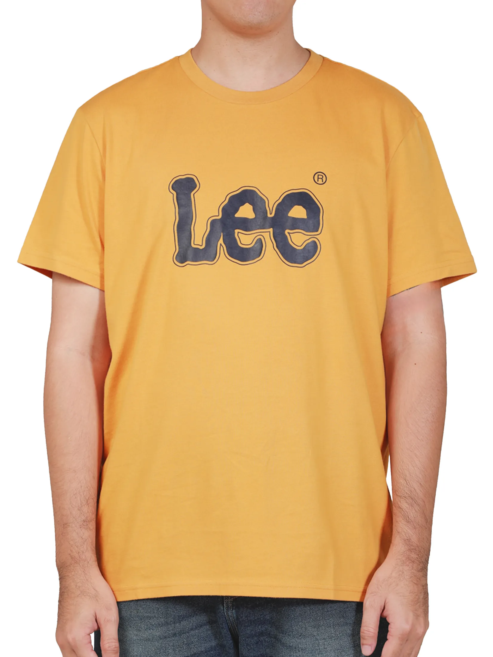 LEE Men s Tee Short Sleeve Regular Fit Yellow Size - L
