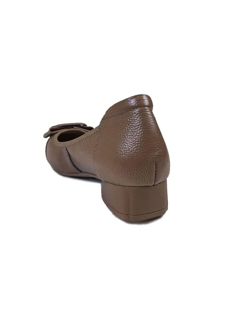 THAMES Women Shoes Casual Mid Heels Beige