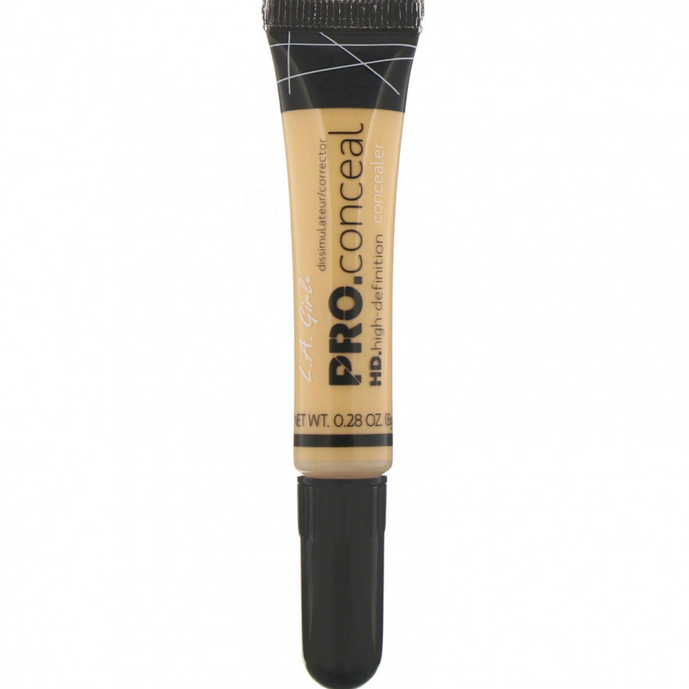L.A. Girl, Консилер Pro Conceal HD Concealer, желтый корректор, 8 г - LAG-96991-Beautiful Bronze
