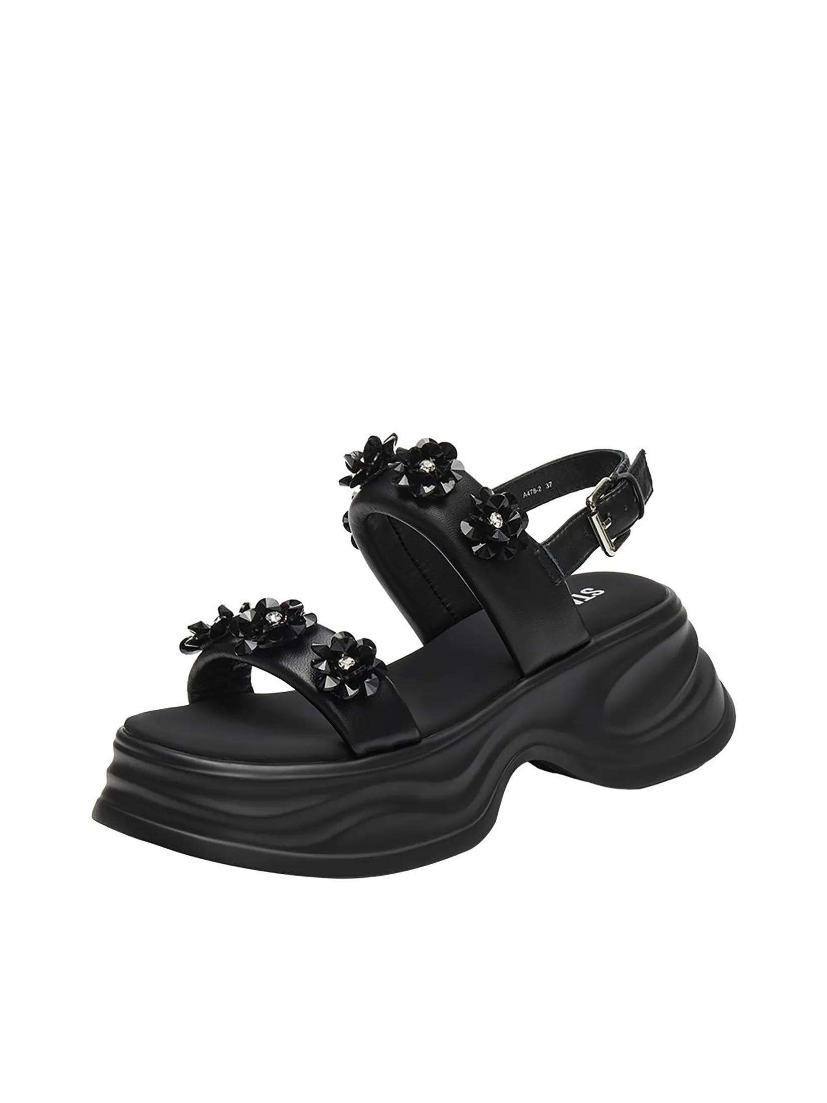 STACCATO Women Sandals Platform Floral Embellishments
