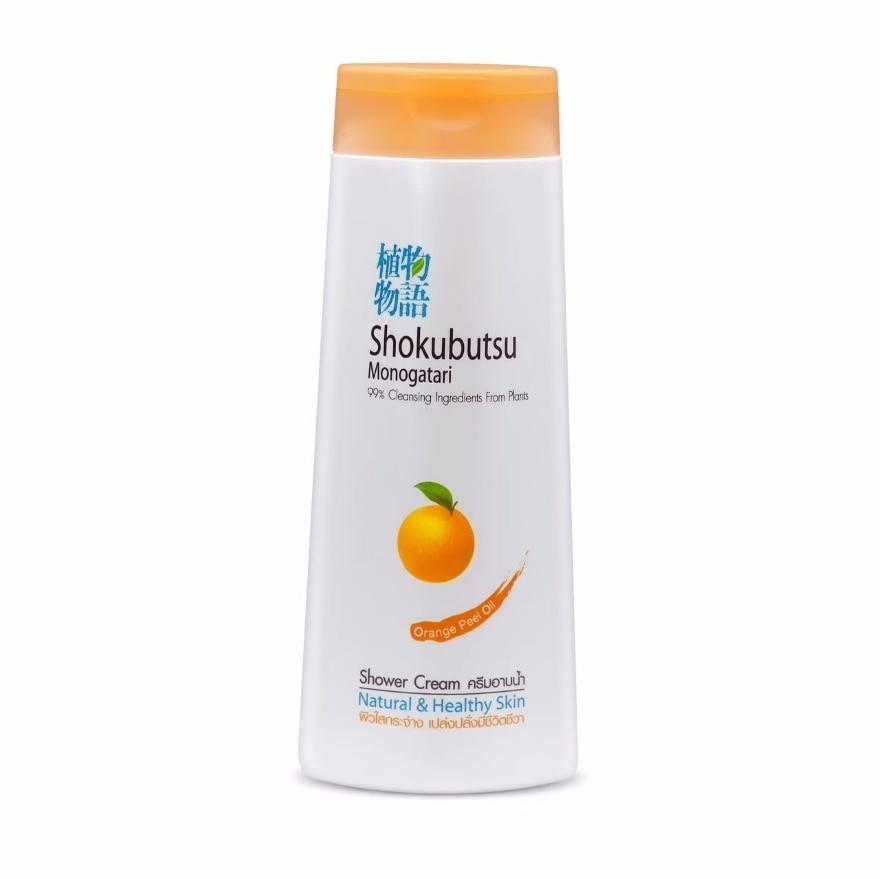 Shokubutsu Monogatari Shower Cream Orange Peel Oil 200 Ml.