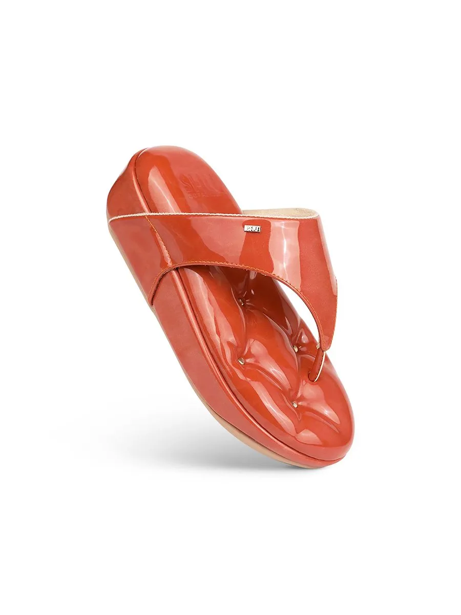 SHU WOMEN  SOFASHOES 2.5" CLASSY - GLOSSY THAI MILK TEA